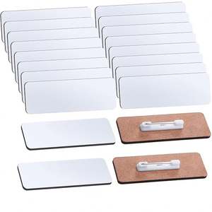 Placas de Identificación Personalizadas de MDF en Blanco para Sublimación - Product Image 1