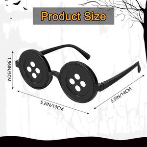 Gafas con Botones, Accesorios para <span class=keywords><strong>Disfraces</strong></span> <span class=keywords><strong>de</strong></span> Películas, Gafas Divertidas para <span class=keywords><strong>Halloween</strong></span>, Regalo <span class=keywords><strong>de</strong></span> Navidad o Cumpleaños - Product Image 2