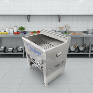 مقلاة عميقة تجارية تعمل بالغاز المسال مع صمام ضغط منخفض وتحكم رقمي، معدات لطهي الدجاج للمطاعم والأغراض التجارية - Product Image 1