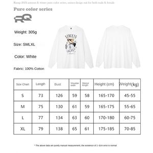 Camiseta de Manga Larga con Estampado Animal, Estilo Casual para Hombre, Nueva, Marca Americana, 100% Algodón, Otoño, Anti-Pilling, para Adolescentes - Product Image 4