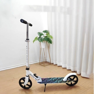 Venta al por mayor de alta calidad profesional personalizado comprar barato 2 ruedas de rueda grande plegable capaz de patada Scooters - Product Image 5