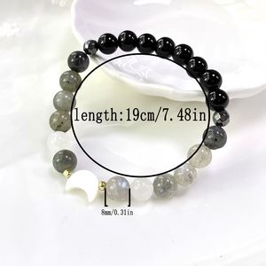 Bracelet en pierre naturelle avec perles de verre colorées, énergie positive, article à forte marge de profit, réduction sur les achats en volume - Product Image 4