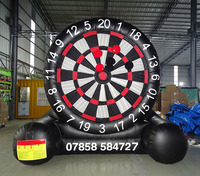 Jeu de fléchettes gonflables géant mega, jeu de sport interactif, pour l'extérieur, large choix de couleurs