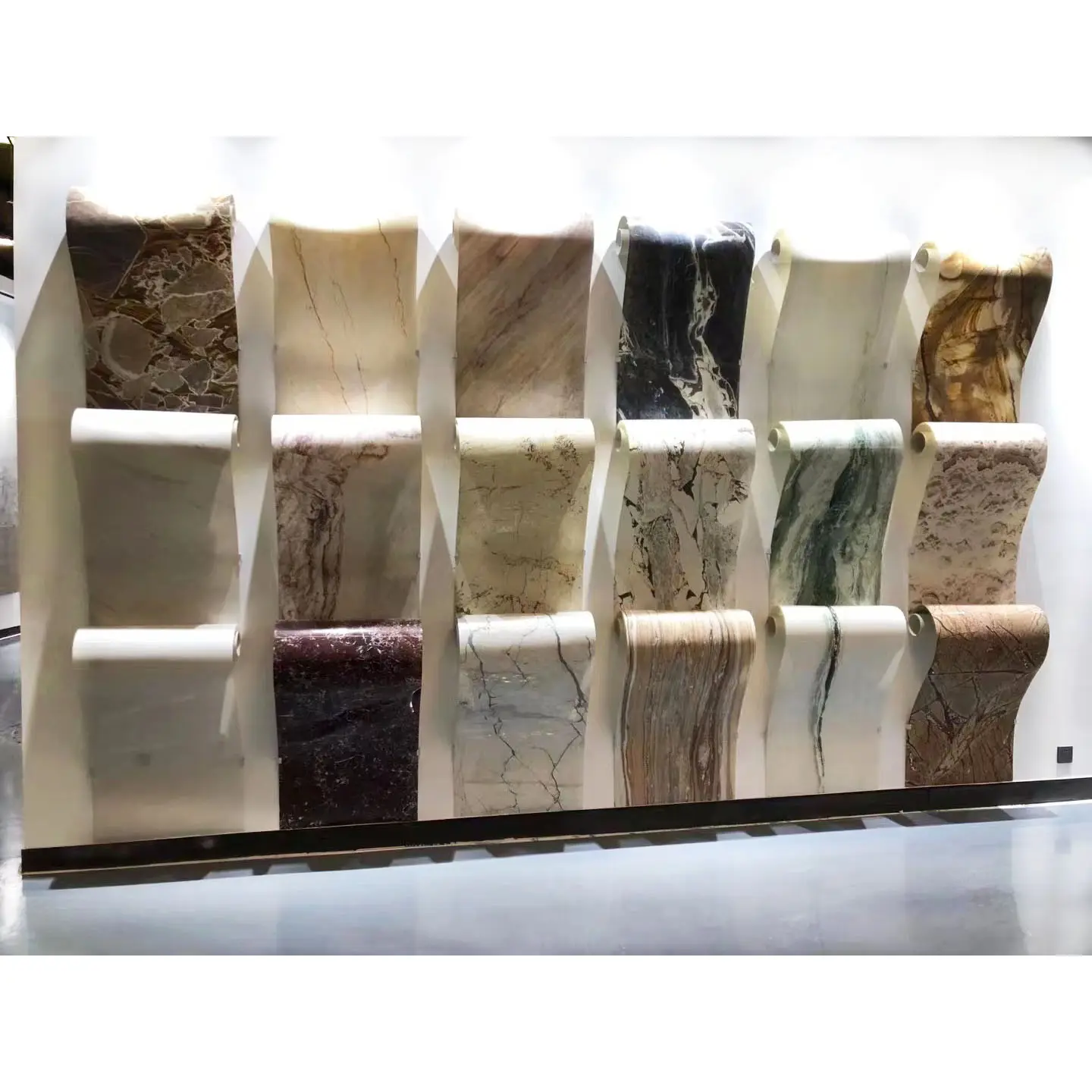 Natural Ultra Thin Slate Super Thin Marble Slab Background Wall Flexible Stone Veneer Sheet Stone Veneer