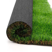 2*25m Fabricant Chinois Vert Décor Pelouse Jardin Paysage Plastique Faux Herbe Tapis Gazon Synthétique Prix Gazon Artificiel