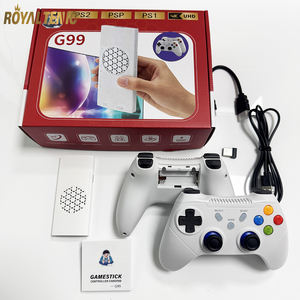 Konsol Game Retro G99 EE4.7 Sistem 35 Emulator 128GB 4K HD Kontroler Nirkabel 2.4GHz Arcade TV Konsol Video Game Rumahan untuk PS2 - Product Image 1
