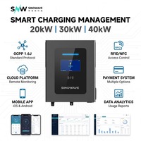 Estación de Carga para Vehículos Eléctricos Inteligente de 43kW, Nueva y de Calidad Premium, 22kW Tipo 2 OCPP 1.6J/2.0.1 RFID, Cargador Comercial para Vehículos Eléctricos