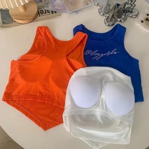 <span class=keywords><strong>Camiseta</strong></span> sin mangas básica de moda, camisola de punto, tops para salir con relleno, ¡la más vendida! - Product Image 4