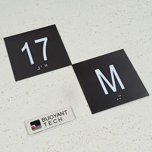 Technologie de pointe Plaque d'immatriculation personnalisée Plaque d'immatriculation Plaque de signalisation en acier inoxydable en laiton pour chambre d'hôtel - Product Image 6