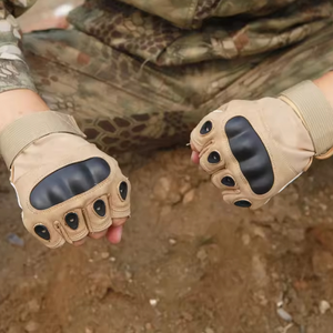 Gants tactiques demi-doigts en gros 2025, gants tactiques résistants aux coupures - Product Image 1