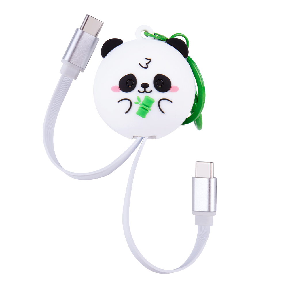Cable de carga rápida retráctil White Panda 60W