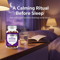 Gummies OEM de mélatonine et ashwagandha pour le sommeil – Antioxydants et vitamines pour adultes – Soulagent le stress et améliorent la qualité du sommeil