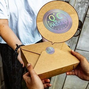 Con dấu an ninh Chất lượng cao đảm bảo sản phẩm độc đáo chống giả ba chiều dán nhãn bảo mật chính hãng - Product Image 6