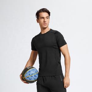 סיטונאי איכות ספנדקס כושר בגדי מותאם אישית מותג פרטי יבש Fit Slim כושר ספורט חולצת טי לגברים - Product Image 5