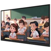 Monitor de pantalla plana superancha de 65, 75 y 86 pulgadas, monitor de PC para juegos 4K con bolígrafo magnético USB para el hogar y la escuela