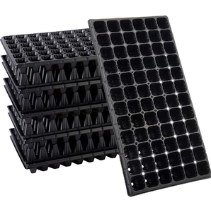 50 Cell PS Plastic Seed Tray Durable Seedling Nursery <b>Pot</b> For Flower <b>Vegetable</b> Plant Growing - Product Image 1