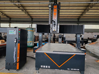Rongchi efficace 4 axes cnc routeur 1530 5x10ft sculpture en mousse de bois faisant 3D CNC Machine de sculpture sur bois bon prix