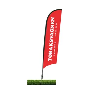 PolyesterWeitere Aktivitäten Sport und Spiele Direkter Preis individuelle große Outdoor-Marketing-Federflaggen