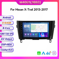 Lecteur DVD de voiture Mekede MS 8 cœurs 8+128 Go avec écran IPS, affichage monté sur véhicule pour Nissan X Trail 2013 2017
