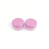 Pot en plastique transparent rond de haute qualité de 2 ml, 3 ml, 5 ml, petit pot de 2,5 g, 3 g, 5 g avec couvercle à vis