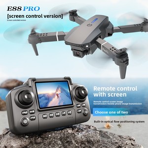 <span class=keywords><strong>Drone</strong></span> E88 abordable pour débutants, best-seller, avec deux caméras, mini-jouet télécommandé avec écran de contrôle à distance, design pliable - Product Image 2