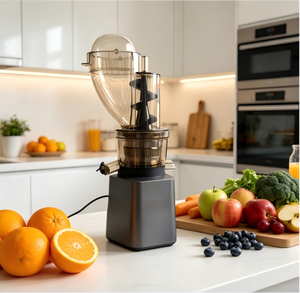 Extracteur de jus commercial à mastication lente et pression à froid pour fruits et légumes avec grande bouche d'insertion et fonction <span class=keywords><strong>mixeur</strong></span> - Product Image 1
