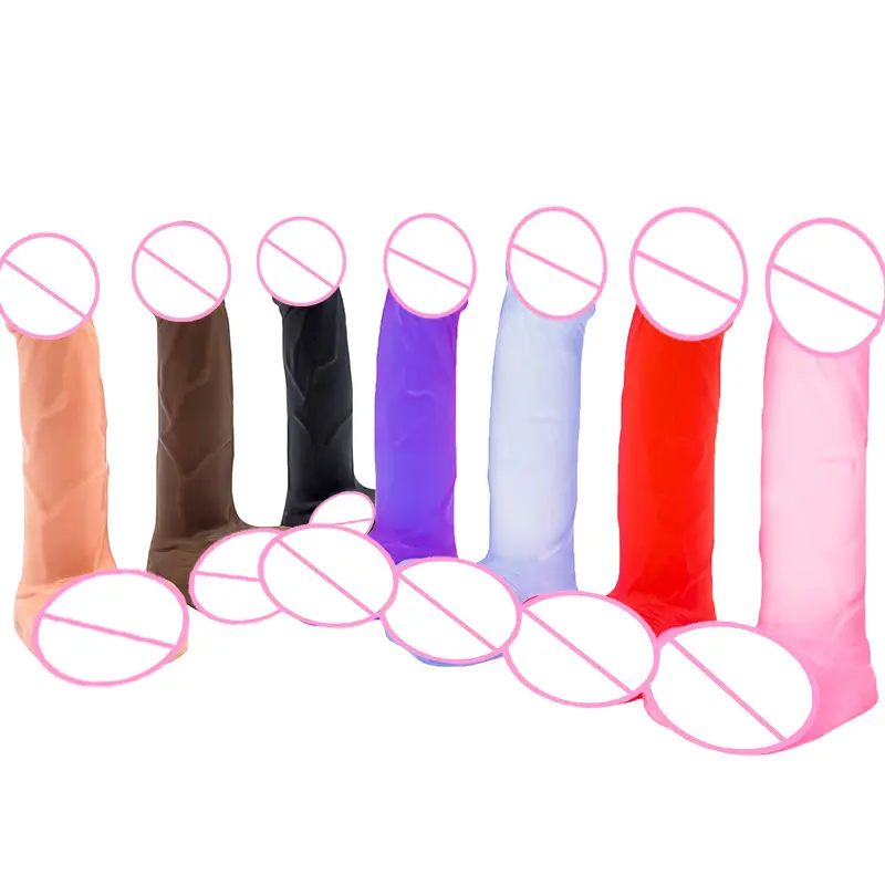 Realistic Sex Male Toys Big Female Masturbation dildos for Women Suction Cup Crystal Dildo