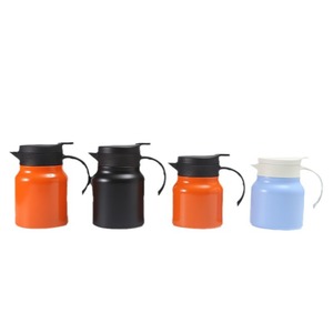 Tetera aislada personalizada de acero inoxidable de 800ml y <span class=keywords><strong>1000ml</strong></span>, termo de café al vacío de doble pared con infusor y mango - Product Image 2