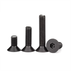 Vente directe d'usine de boulons hexagonaux à tête fraisée en acier au carbone, accessoires de fixation à filetage de précision pour usage industriel - Product Image 2