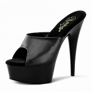 Zapatillas de plataforma de tacón alto extremo para mujer, tallas grandes 44, 45, 46, estilo stripper, para ocasiones especiales. - Product Image 2
