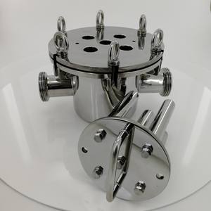 S316L हाइजीनिक फ्लैंज प्रकार चुंबकीय तरल ट्रैप फ़िल्टर स्ट्रैनर - Product Image 4