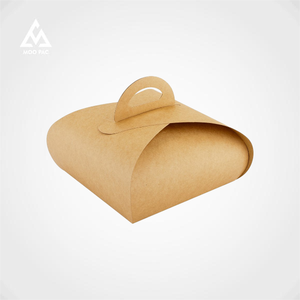 Bánh nhỏ hộp tùy chỉnh in logo gấp Macaron cupcake bánh tráng miệng Cookie hộp với cửa sổ - Product Image 4