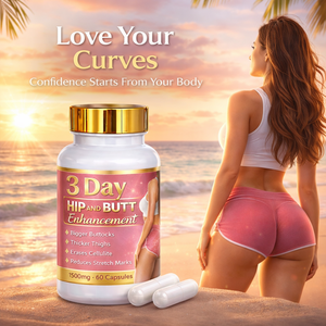 Capsules d'amélioration des fesses pour femmes, lifting des hanches, croissance des fesses, OEM, marque privée - Product Image 3