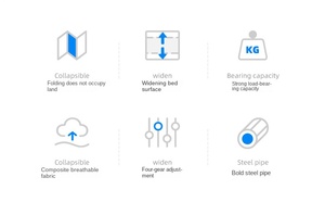 เก้าอี้พักผ่อนพับได้แบบพกพาสำหรับตั้งแคมป์ชายหาด ทำจากเหล็กจีน - Product Image 5