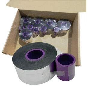 Tto ริบบิ้นสำหรับเครื่องพิมพ์แบบใช้ความร้อนขนาด55มม. * 600ม. สีดำใกล้ขอบสีดำ - Product Image 3