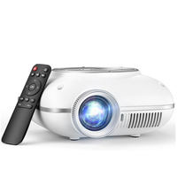 Mini Proyector de Bolsillo Portátil de Alta Definición con Diseño Único Más Reciente de 2025, Compatible con 4K, con HDMI, USB, AV, Altavoz Estéreo