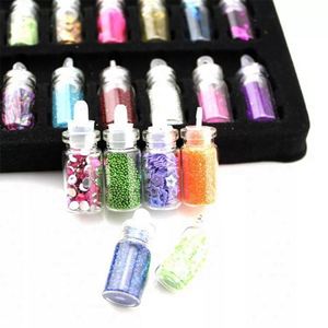 กาวเรืองแสงพลาสติก OEM 48 สี ขายดี พร้อมคริสตัลหยดและผงกลิตเตอร์สำหรับทำสไลม์ DIY - Product Image 1