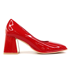2023 OEM ODM nouveau Design slip-on <span class=keywords><strong>bout</strong></span> <span class=keywords><strong>carré</strong></span> robe chaussures femmes chaussures bloc talons hauts robe dames chaussures pompes pour femmes - Product Image 5