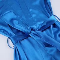 Robe de chambre en satin de soie de luxe personnalisée, vêtements de nuit sexy, robe de chambre unie pour femmes, sous-vêtements de luxe, pyjamas