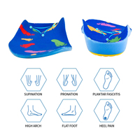 Orthèses de soutien de la voûte plantaire pour enfants contre l'hyperpronation, fasciite plantaire, pieds plats – Inserts en mousse PU et coussinets en gel pour talon, hanches et genoux