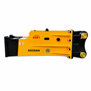 Soosan SB81 <b>Hydraulic</b> <b>Breaker</b> Yellow Construction Mining Equipment for 18-26 Ton Excavators - Product Image 1