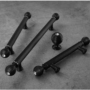 Furniture Handle And <b>Knob</b> Zinc Alloy Cylindrical Cabinet Wardrobe Drawer Hardware Scandinavian Style Durable - Product Image 3