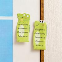 Onglets adhésifs réutilisables en forme d'animaux, jolis marque-pages en forme de pouce pour carnets, agendas, fournitures scolaires et de bureau