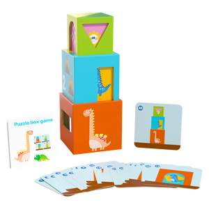 <span class=keywords><strong>Torre</strong></span> di Cubi Impilabili in Legno Ispirata a Montessori, Blocchi Educativi per Bambini, Puzzle Colorati per Abbinamento di Forme - Product Image 1