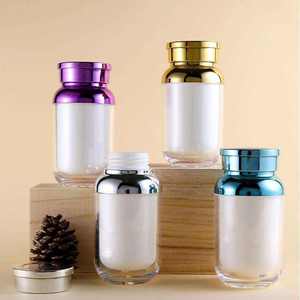 Botellas Personalizadas con Etiquetas Doradas, Plateadas, Azules y Moradas de 120 ml y 160 ml para Medicamentos, Vitaminas, Aceite de Pescado y Suplementos para la Salud - Product Image 4