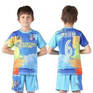 ZHOUKA support online buy football uniforms quick dry breathable American youth kids uniform soccer uniforms - Product Image 6