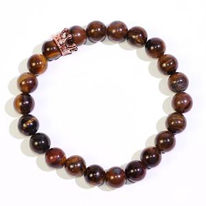 ขายส่งสร้อยข้อมือลูกปัดคริสตัลทรงมงกุฎ 8 มม. ยี่ห้อ Aonaya สำหรับทุกเพศ ดีไซน์ทันสมัย ยืดหยุ่น รูปทรงกลม เหมาะเป็นของขวัญวันครบรอบแต่งงาน - Product Image 5