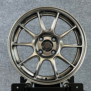 Jantes sport Flow Formed 4x100, 15 et <span class=keywords><strong>16</strong></span> pouces, jantes sport JDM, jantes en alliage noir WEDS TC105X, jantes en alliage d'aluminium - Product Image 4
