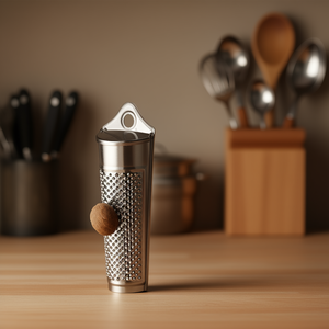 Molinillo de nuez moscada de acero inoxidable, molinillo manual de especias para uso en la cocina - Product Image 3
