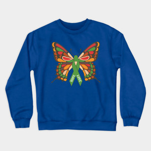 2025 Latest Design Solid Colour Custom Print <b>Butterfly</b> Crew Neck Sweatshirts Long <b>Sleeves</b> Cotton/Polyester for Adults Digital - Product Image 6